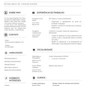 Meu projeto do curso: Currículo para criativos: crie seu CV e carta de apresentação . Un progetto di Gestione di un portfolio, Comunicazione, Business e Pubblicità di alanasousaesilva - 22.01.2023