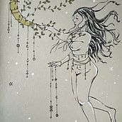 My project for course: Illustration of Dreamlike Female Characters. Design, Traditional illustration, Pencil Drawing, Drawing, Digital Illustration, and Artistic Drawing project by Anna Veronika - 01.22.2023