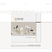 Diseño de dosier corporativo para SublimeBW. Editorial Design, Design, Br, ing & Identit project by Gabriela Del Pino Uzcategui - 03.15.2022