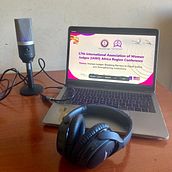 English <> French Interpretation for the 17th International Association of Women Judges (IAWJ) Africa Region Conference. Eventos projeto de Claudia Stendardo - 24.01.2023