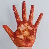 Henna Designs. Een project van Craft,  Ontwerp, Patroonontwerp,  Creativiteit,  Concept art y  Interieurdecoratie van Beya Farhat - 24.01.2023
