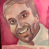 My project for course: Artistic Portrait with Watercolors. Un progetto di Belle arti, Pittura, Pittura ad acquerello e Disegno di ritratti di 42y583jbiw - 24.01.2023