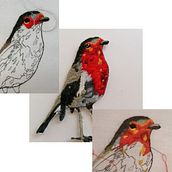 Mi proyecto del curso: Pintar con hilo: técnicas de ilustración textil. Traditional illustration, Embroider, and Textile Design project by Cludia Moreno Paretto - 06.08.2021