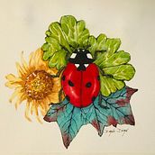 Ladybug Collage Ein Projekt aus dem Bereich Traditionelle Illustration von dyandean - 24.01.2023