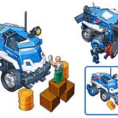 Blue Sky toy project SpinMaster  Ein Projekt aus dem Bereich Traditionelle Illustration, Design und Spielzeugdesign von Len Nicholas - 24.01.2023