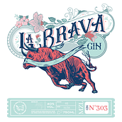 La Brava . Traditional illustration, Vector Illustration, and Design project by Santiago Medina Correa - 01.25.2023