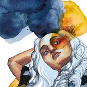 Mein Abschlussprojekt für den Kurs: Illustriertes Porträt mit Aquarell. Un progetto di Illustrazione tradizionale, Belle arti, Pittura, Disegno, Pittura ad acquerello, Disegno di ritratti e Disegno artistico di Liza Lechner - 25.01.2023