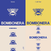 Brand Identity Cafe Bar - Bomboniera. Br, ing e Identidade, e Design projeto de applecandela23 - 15.11.2022