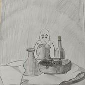 Meu projeto do curso: A arte de desenhar: transforme seus rabiscos em arte. Traditional illustration, Pencil Drawing, Drawing, and Sketchbook project by Joacir Marques de Oliveira Júnior - 01.20.2023