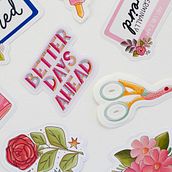 Minha loja de Adesivos. Un progetto di Illustrazione tradizionale e Lettering digitale di Erica Souza - 25.01.2023