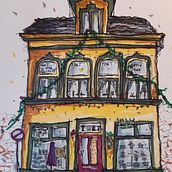 Mein Abschlussprojekt für den Kurs: Expressive Architekturskizzen mit Markern. Sketching, Drawing, Architectural Illustration, Sketchbook & Ink Illustration project by zwergschnauzer - 01.25.2023