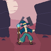 Mi proyecto del curso: Introducción al diseño de personajes en pixel art. Un progetto di Character design, Videogiochi, Pixel art e Progettazione di videogiochi di Erick Marcoff - 25.01.2023