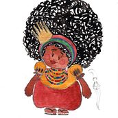 Meu primeiro line up de personagens! . Traditional illustration, Character Design, Digital Illustration, Children's Illustration, Narrative, and Watercolor Painting project by Audrey Moreira Hojda - 01.15.2023