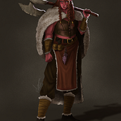 Shagar - Concept Art: Character Design and Worldbuilding . Traditional illustration, Character Design, Digital Illustration, Concept Art, Digital Drawing, and Digital Painting project by Ana Hawari - 01.26.2023