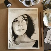 Mi proyecto del curso: Introducción a la ilustración con tinta china. Un proyecto de Ilustración tradicional, Bellas Artes, Dibujo e Ilustración con tinta de Yolanda Pérez González de los Ríos - 26.01.2023
