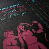 Calendario de Artistas Zacatecanos 2021. Een project van Zeefdruk van Ilse Ovalle - 27.01.2023