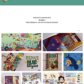 MI PORTFOLIO PROFESIONAL (PDF + WEB). Traditional illustration, Portfolio Development, Management, and Productivit project by Andrea Nogales - 01.27.2023