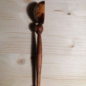 Cherry coffee spoon. Woodworking, Arts, and Crafts project by Filip Șandor-Martin - 01.27.2023