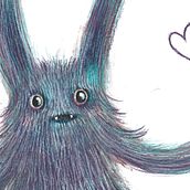 Stworek ze snu Ein Projekt aus dem Bereich Traditionelle Illustration von Maja Różycka - 25.01.2023