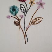 My project for course: Embroidery on Wood: Art Inspired by Nature. Embroider, Woodworking, and Textile Design project by Ahlam Bagdadi - 01.27.2023