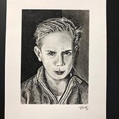 Mi proyecto del curso: Retrato artístico al carboncillo: creando atmósferas. Traditional illustration, Fine Arts, Drawing, Portrait Drawing, Realistic Drawing, and Artistic Drawing project by josiederutte - 01.27.2023