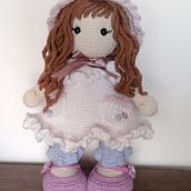Mi proyecto del curso: Elaboración de muñecas amigurumi románticas. Arts, Crafts, To, Design, Fiber Arts, Crochet, Amigurumi, and Textile Design project by Madeleine Zegarra - 01.27.2023