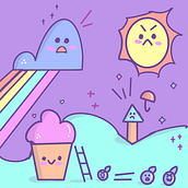 My project for course: Designing Kawaii Worlds: Spread Joy Through Illustration. Un proyecto de Diseño de personajes, Ilustración digital y Manga de Megan Cohen - 28.01.2023