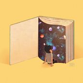 Como ler um livro. Traditional illustration, Digital Illustration, Drawing, and Digital Drawing project by Marcel Pires - 02.05.2020