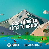 Acá tambien estamos - Banco de la Provincia del Neuquén. Advertising, Film, Video, TV, Br, ing, Identit, Art Direction, Script, Content Marketing, and Facebook Marketing project by Humo Rojo - 01.28.2023