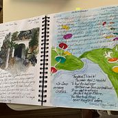 Travel journey. Un proyecto de Pintura a la acuarela, Escritura, Pintura y Sketchbook de Heather Gray - 28.01.2023