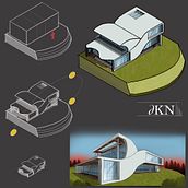 My project for course: Artistic Architectural Sketching with Procreate. Architecture, Sketching, Digital Illustration, Digital Architecture, and Architectural Illustration project by dunamisntia10 - 01.28.2023