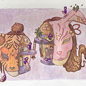 My project for course: Surreal Illustration with Watercolor and Ink . % Camilla Lau tarafından hazırlanan Geleneksel illüstras, on, Güzel sanatlar, Tablo, Çizim, Sulubo, Ve a Resim projesi - 01.29.2023