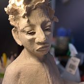 My project for course: Introduction to Clay Figurative Sculpture. Fine Arts, and Sculpture project by Sharon Gamble - 02.27.2023
