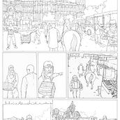 Proyecto de comic. Un projet de Illustration traditionnelle, B , et e dessinée de Juan López forcada - 29.01.2023