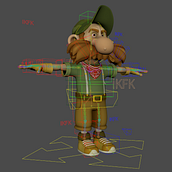 My project for course: Advanced Techniques for Rigging and Deformation. Een project van Animatie, Rigging y Karakteranimatie van Mauricio Gonzalez Soto - 30.01.2023