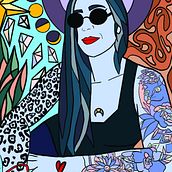Retrato No. 3: Jane . % Mala Braz tarafından hazırlanan Geleneksel illüstras, Ve on projesi - 11.30.2022
