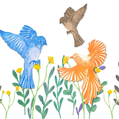 Mi proyecto: Técnicas experimentales de acuarela para principiantes. Un progetto di Illustrazione tradizionale, Belle arti, Pittura ad acquerello e Illustrazione naturalistica di Giselle Martinez - 28.01.2023