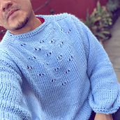 Mi proyecto del curso: Introducción al punto con agujas circulares. Accessor, Design, Fiber Arts, Knitting, and Textile Design project by Angel Morales - 02.07.2023