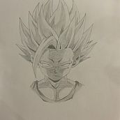 SS2 Gohan . % Kane Rudolph tarafından hazırlanan Eskiz defteri, Manga, Geleneksel illüstras, on, Çizgi roman, Eskiz çizimi, Ve Kalem Çizimi projesi - 01.30.2023