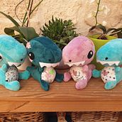 Couture de peluches dinosaures. Un proyecto de Costura de purple_angel60 - 30.01.2023