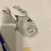 My project for course: Graphite Line Drawing for Portrait Sketchbooking. Fine Arts, Sketching, Drawing, Portrait Drawing, and Sketchbook project by Simona Niculae - 01.30.2023