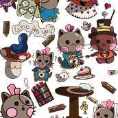 Mi proyecto del curso: Ilustración de una historia con estilo kawaii. Traditional illustration, Character Design, Digital Illustration, and Manga project by Délanis Mela - 01.27.2023