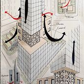 Mi proyecto del curso: Dibujo arquitectónico: de la imaginación a la conceptualización. Architecture, Sketching, Drawing, and Architectural Illustration project by Mariana Soriano - 01.25.2023