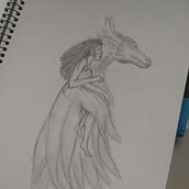 minha arte favorita. Traditional illustration, and Drawing project by Bianca Dlaneza - 01.31.2023