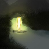 Reflexiones de Insomnia. Traditional illustration project by Yamil Hérnandez - 01.11.2023