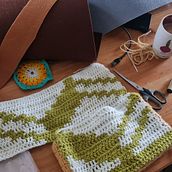Mi proyecto del curso: Diseño de patrones en crochet: encuentra tu propio estilo. Accessor, Design, Pattern Design, Fiber Arts, DIY, Crochet, and Textile Design project by Nora Olivares - 01.31.2023