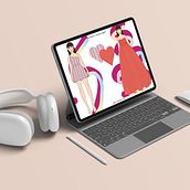 Mi proyecto del curso: Artbook de moda: crea figurines en Adobe Illustrator. Traditional illustration, Graphic Design, Vector Illustration, Fashion Design, Digital Illustration, and Fashion Illustration	 project by Juan Garplanet - 01.31.2023
