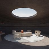 PRZYJEMNY BUNKIER. Architecture, Interior Architecture, Digital Architecture, and ArchVIZ project by hanna_1746535596 - 01.31.2023