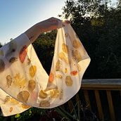 My project for course: Botanical Printing on Fabric and Paper. Arts, Crafts, Fashion Design, DIY, Textile D, eing, Textile Printing, and Textile Design project by ihoey - 02.01.2023