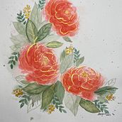 My project for course: Artistic Floral Watercolor: Connect with Nature. Traditional illustration, Painting, Watercolor Painting, and Botanical Illustration project by Amy Lagers - 02.05.2023